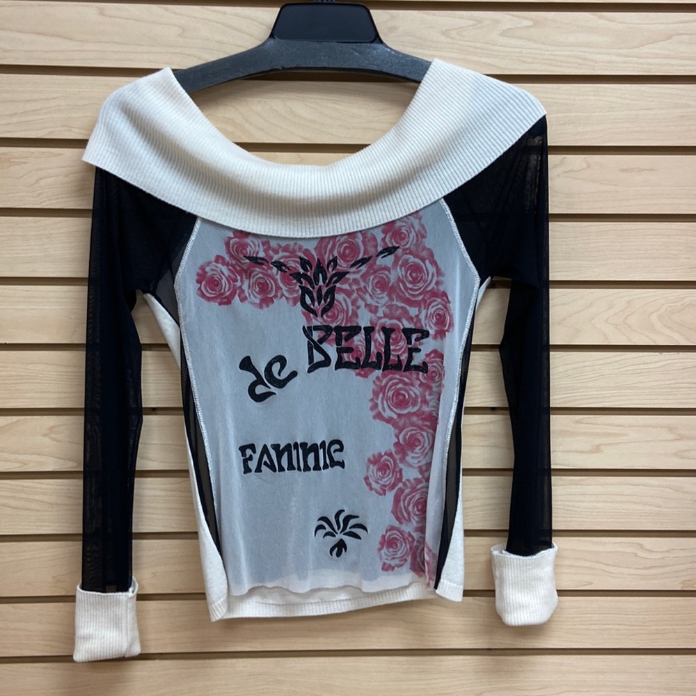 YPSILON women fashionable top Size LARGE made in Italy